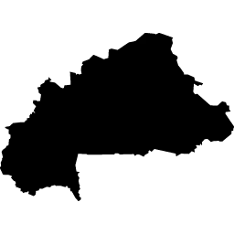 Contorno de Burkina Faso