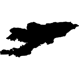 Contorno de Kirguistán