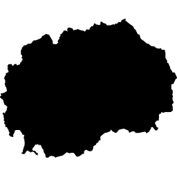 Contorno de Macedonia del Norte