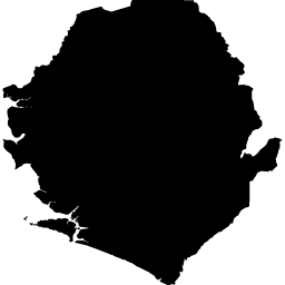 Contorno de Sierra Leona