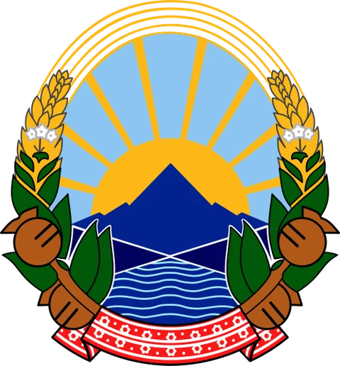 Escudo de Macedonia del Norte